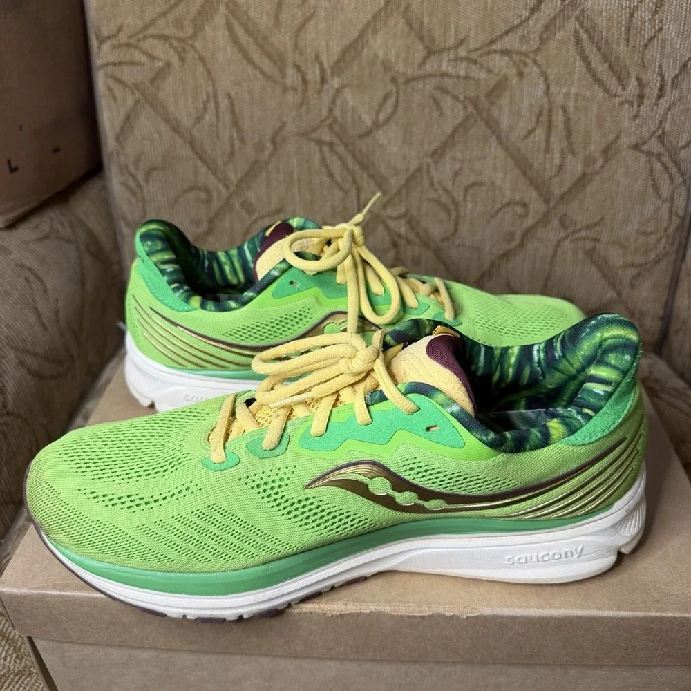 Saucony Ride 14 Green Bean Casserole S20650-17 Men's Size 11 Running Shoes